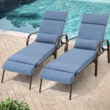 Barksdale chaise lounge with cushion sale